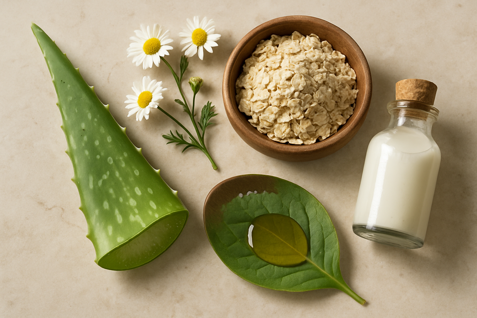 5 Natural Ingredients That Actually Calm Sensitive Skin
