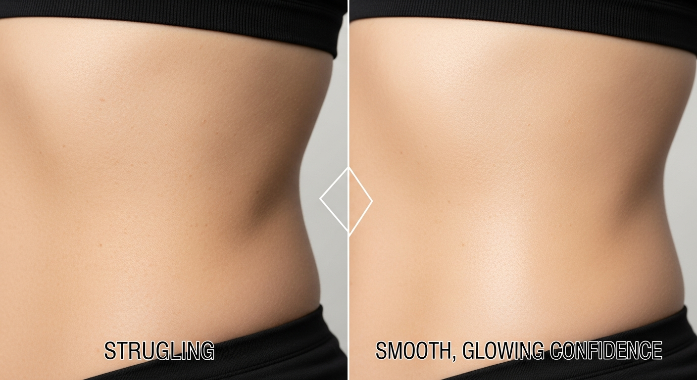 Struggling with Dull, Bumpy Skin & Visible Cellulite? Reveal Smooth, Glowing Confidence - dull skin, bumpy skin, visible cellulite