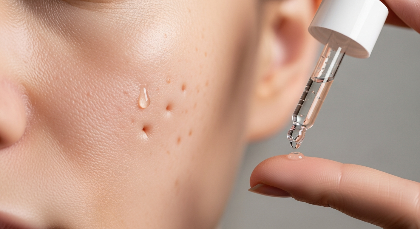 Why Are Your Pores Stretching? Fix the Sagging "Droplet" Look - enlarged pores aging, sagging pores, teardrop pores