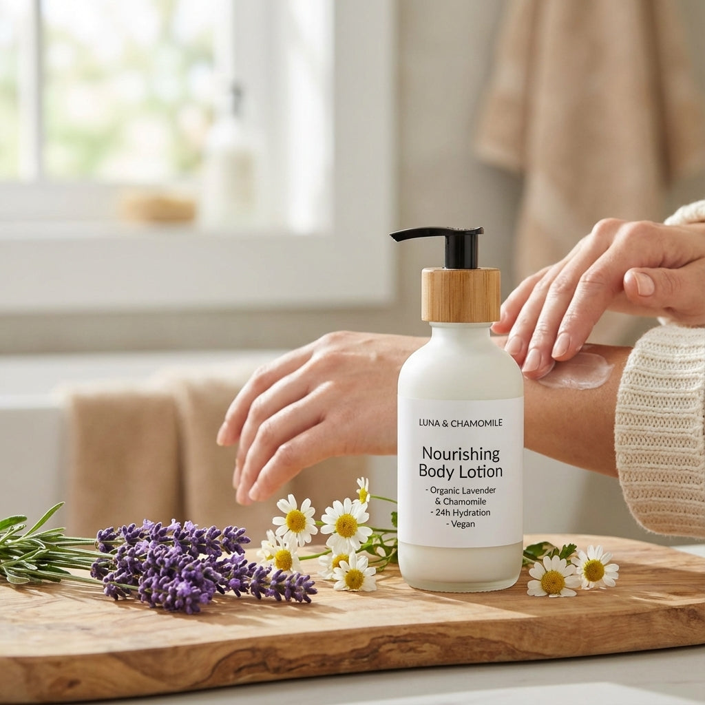 Organic Body Lotion - Lavender & Chamomile